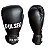 KIT LUVA 08OZ + CANELEIRA M/20MM + BANDAGEM + BUCAL - PRETO COM BRANCO  - PULSER - Imagem 2