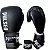 KIT LUVA 14OZ + BANDAGEM + BUCAL - PRETO BRANCO MINIMAL - PULSER - Imagem 1