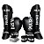 KIT LUVA 14OZ + CANELEIRA G/20MM + BANDAGEM + BUCAL - PRETO BRANCO MINIMAL - PULSER - Imagem 1
