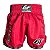 SHORT FIGHT MUAY THAI LONG - BASIC VERMELHO - GO FIGHT - Imagem 1