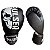 SUPER KIT LUVA 12OZ + CANELEIRA M/30MM + BANDAGEM + BUCAL - PRETO CAVEIRA - PULSER - Imagem 2