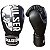 KIT LUVA 14OZ + CANELEIRA G/20MM + BANDAGEM + BUCAL - PRETO CAVEIRA - PULSER - Imagem 2