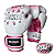 LUVA 6OZ INFANTIL - BRANCO COM ROSA - MAXIMUM - Imagem 3