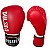 LUVA 10OZ PU - VERMELHO COM BRANCO MINIMAL ADOMA - PULSER - Imagem 1