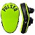 MANOPLA LONGA C/ PEGADOR - PRETO COM VERDE LIMÃO - PULSER - Imagem 1
