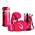KIT BOXE E MUAY THAI INFANTIL COM MOCHILA - ROSA COM BRANCO - PRETORIAN - Imagem 1