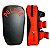 PAR DE APARADOR DE CHUTE POWER - PRETO COM LARANJA - PULSER - Imagem 2