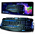 Teclado Gamer Led Usb 3 Cores - Exbom Bk-g35 - Imagem 1