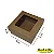 Caixa 08x08x04 0292 Kraft 420g  Tampa Visor acetato  Cod  - 1139 - Imagem 1