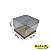 Caixa 08x08x10 1505 Kraft 420g - c/ tampa Cúpula PVC  Cod 7406 - Imagem 1