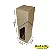 Caixa 09x09x30 0292 Kraft 420g Garrafa com Visor Cod - 1152 - Imagem 1