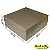 Caixa 40x40x16 0105 Kraft 420g - com tampa Kraft  Cod  - 1200 - Imagem 1