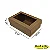 Caixa 12x08x04 0292 Kraft 420g  Tampa Visor acetato  Cod  - 1142 - Imagem 1