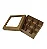 Caixa 12x12x04 2292 Kraft 420g  c/ divisória e tampaVisor Cod  - 1134 - Imagem 2