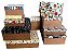 Caixa  12x12x05 1392 Kraft 420g  tampas Estampas  Cod  - 1171 - Imagem 2