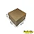 Caixa 15x15x08 0105 Kraft 420g - com tampa Kraft - Cod 1192 - Imagem 1