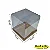 Caixa 16x16x18 1505 Kraft 420g - c/ tampa Cúpula PVC - Cod 1191 - Imagem 1