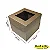 Caixa 18x18x16 0205 Kraft 420g - com Tampa Visor  - Cod 1118 - Imagem 1