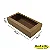 Caixa 19x09x04 0292 Kraft 420g  Tampa Visor acetato - Cod 1147 - Imagem 1