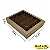 Caixa 20x16x04 2292 Kraft 420g  c/ divisória e tampaVisor - Cod 1137 - Imagem 1