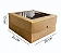 Caixa 20x20x10 0205 Kraft 420g - com tampa Visor - Cod 1115 - Imagem 1