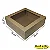 Caixa 29x29x10 0205 Kraft 420g - com Tampa Visor - Cod 1121 - Imagem 1