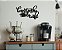 Cantinho do Café Preto Fosco Placa Decorativa em MDF - Imagem 2