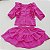 Conjunto Infantil Maria Valentina Pink e Azul Menina 04 ao 12 Anos - Imagem 10