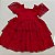 Vestido Infantil Festa Maria Sininho Vermelho e Branco Menina 04 ao 12 Anos Casamento Aniversário - Imagem 6