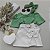 Blusa Infantil Maria Luz Vermelha Verde e Branco Menina 04 ao 12 Anos - Imagem 5