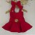 Blusa Infantil Flor de Natal 04 ao 10 Branco Vermelho e Amarelo - Imagem 4