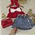 Short Saia Jeans Infantil Sinos de Natal Menina 04 ao 10 Anos - Imagem 2