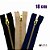 ZIPER METAL AUTOMÁTICO – 18CM- Nº4 – PCT C/ 10 UNID. - Imagem 1
