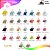 MIX PINGENTE DE SEDA TASSEL - 7.0 CM PCT C/100 UNID. - Imagem 4
