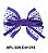 Aplique de Laço de Cetim - APL-29 - Pct c/100 Unid. - Imagem 9