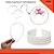 Kit 50 Tiaras Plásticas Branca Flexivel P/ Artesanato  - 10mm - Laceiras - Imagem 1