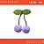 Aplique Pom Pom Cereja - Pacote c/100 unidades - Laços e artesanato COR:LILAS-164 - Imagem 1