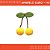 Aplique Pom Pom Cereja - Pacote c/100 unidades - Laços e artesanato COR:AMARELO-OURO-110 - Imagem 1