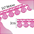 Renda Guipir CHL-005 - 2.0 Cm - Rolo C/13.7 Mts Cor:Rosa-Chiclete - Imagem 2