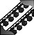Renda Guipir CHL-005 - 2.0 Cm - Rolo C/13.7 Mts Cor:Preto - Imagem 1