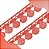 Renda Guipir CHL-005 - 2.0 Cm - Rolo C/13.7 Mts Cor:Coral - Imagem 3