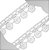 Renda Guipir CHL-005 - 2.0 Cm - Rolo C/13.7 Mts Cor:Branco - Imagem 5