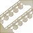 Renda Guipir CHL-005 - 2.0 Cm - Rolo C/13.7 Mts Cor:Bege - Imagem 3