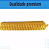 Renda Guipir CHL-005 - 2.0 Cm - Rolo C/13.7 Mts Cor:Amarelo-Ouro - Imagem 3