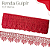 RENDA GUIPIR CHL-109 3.0 CM -  ROLO C/13.7 METROS Cor:Vermelho - Imagem 1