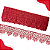 RENDA GUIPIR CHL-109 3.0 CM -  ROLO C/13.7 METROS Cor:Vermelho - Imagem 3