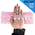 RENDA GUIPIR CHL-109 3.0 CM -  ROLO C/13.7 METROS Cor:Rosa-Bebe - Imagem 1