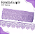 RENDA GUIPIR CHL-109 3.0 CM -  ROLO C/13.7 METROS Cor:Lilas - Imagem 1