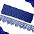 RENDA GUIPIR CHL-109 3.0 CM -  ROLO C/13.7 METROS Cor:Azul-Royal - Imagem 3