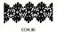 Renda Guipir CHL-055 10.0 Cm -  Rolo C/13.7 Mts Cor:Preto - Imagem 1